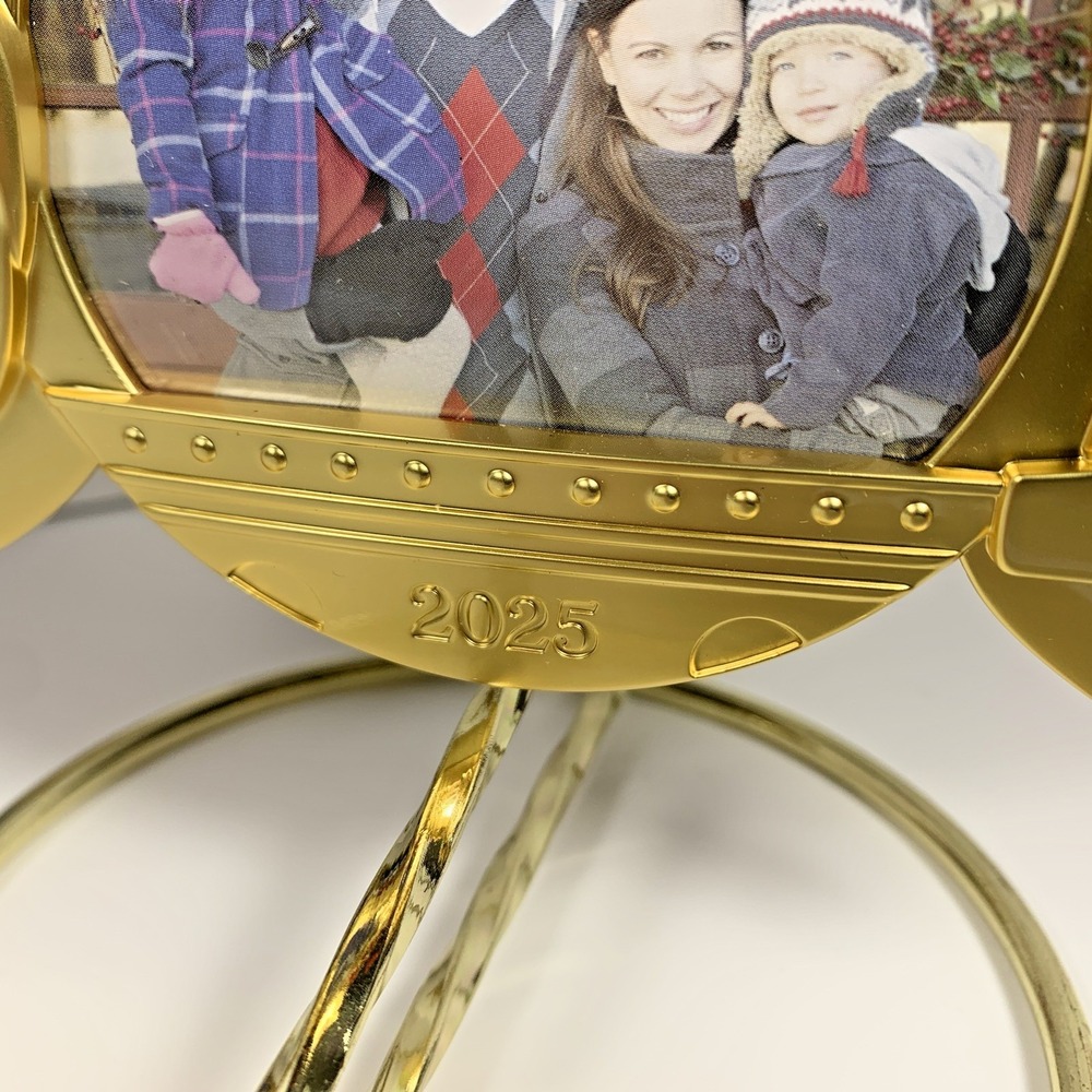 NEW Hallmark 2025 Keepsake A Joy to Behold Photo Frame‎ Metal Christmas Ornament - Picture 8 of 11